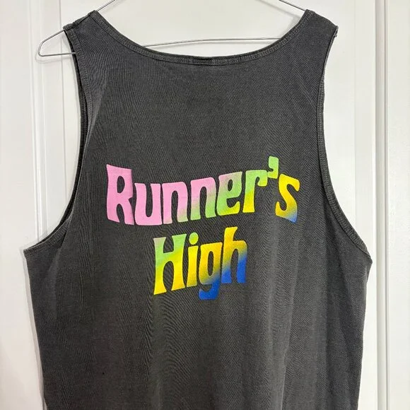 Urban Outfitters Ripple Run Club Gray Tank Top Men’s Size Large NWT - Picture 6 of 7